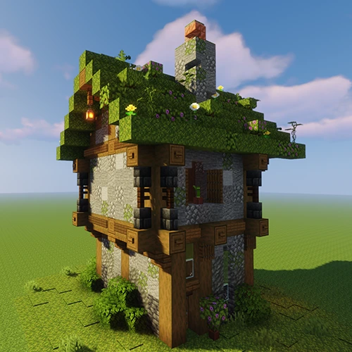 Rustic Mossy Cottage Preview