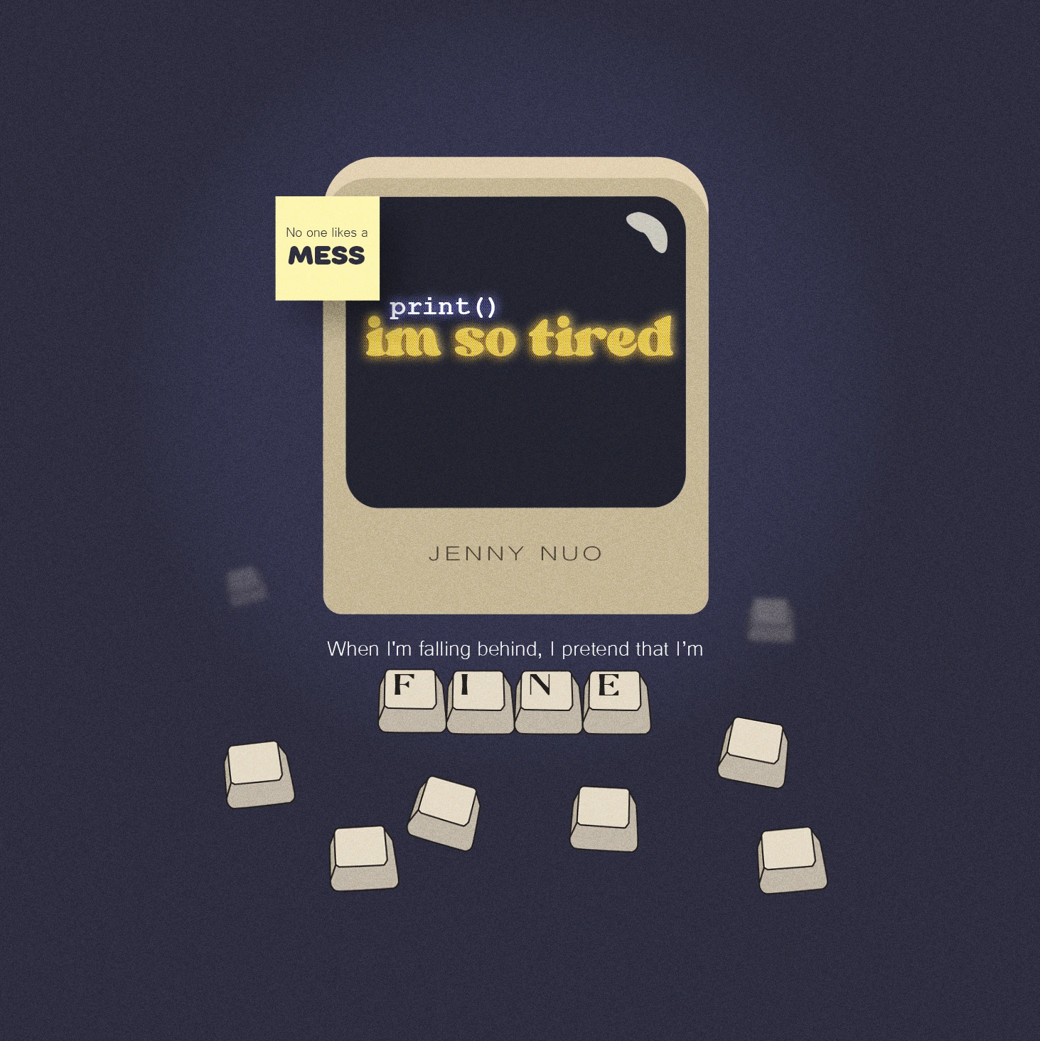 print i'm so tired Album Cover Preview